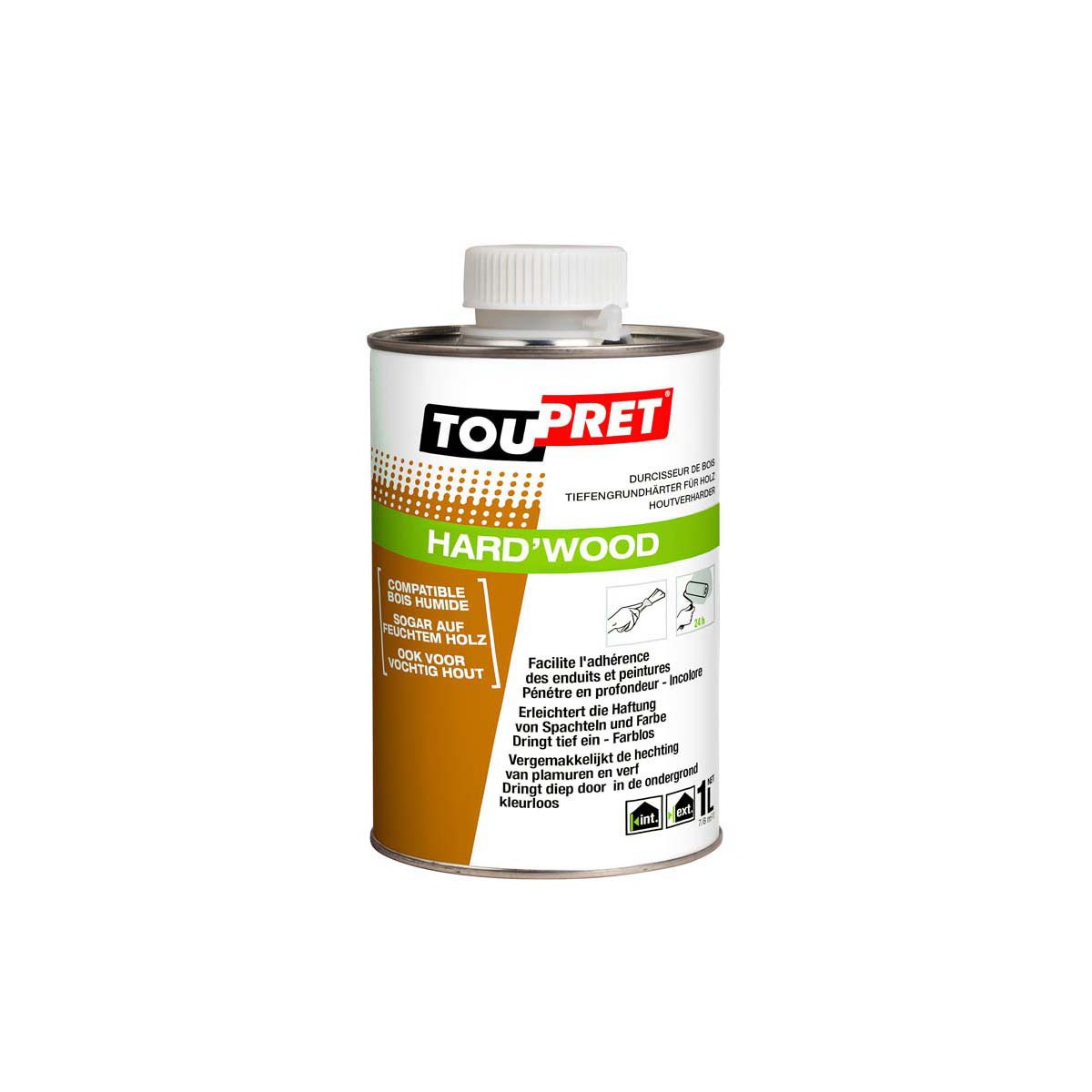 Durcisseur bois Hard'Wood Toupret 1L